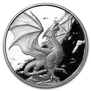 1 oz Silver Proof Round Anne Stokes Dragons (Noble Dragon)